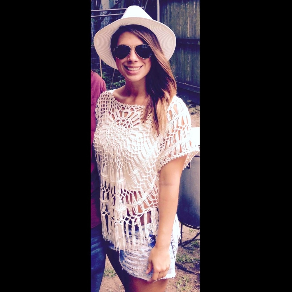 Woven Top/Swimsuit Coverup